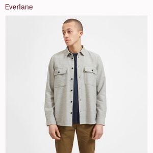 Everlane Gray Heavyweight Button Down